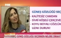 FOX TV, Benden Söylemesi </br>Doğru Güneş Gözlüğü...</br>11.05.2016